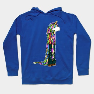 Long mane unicorn Hoodie